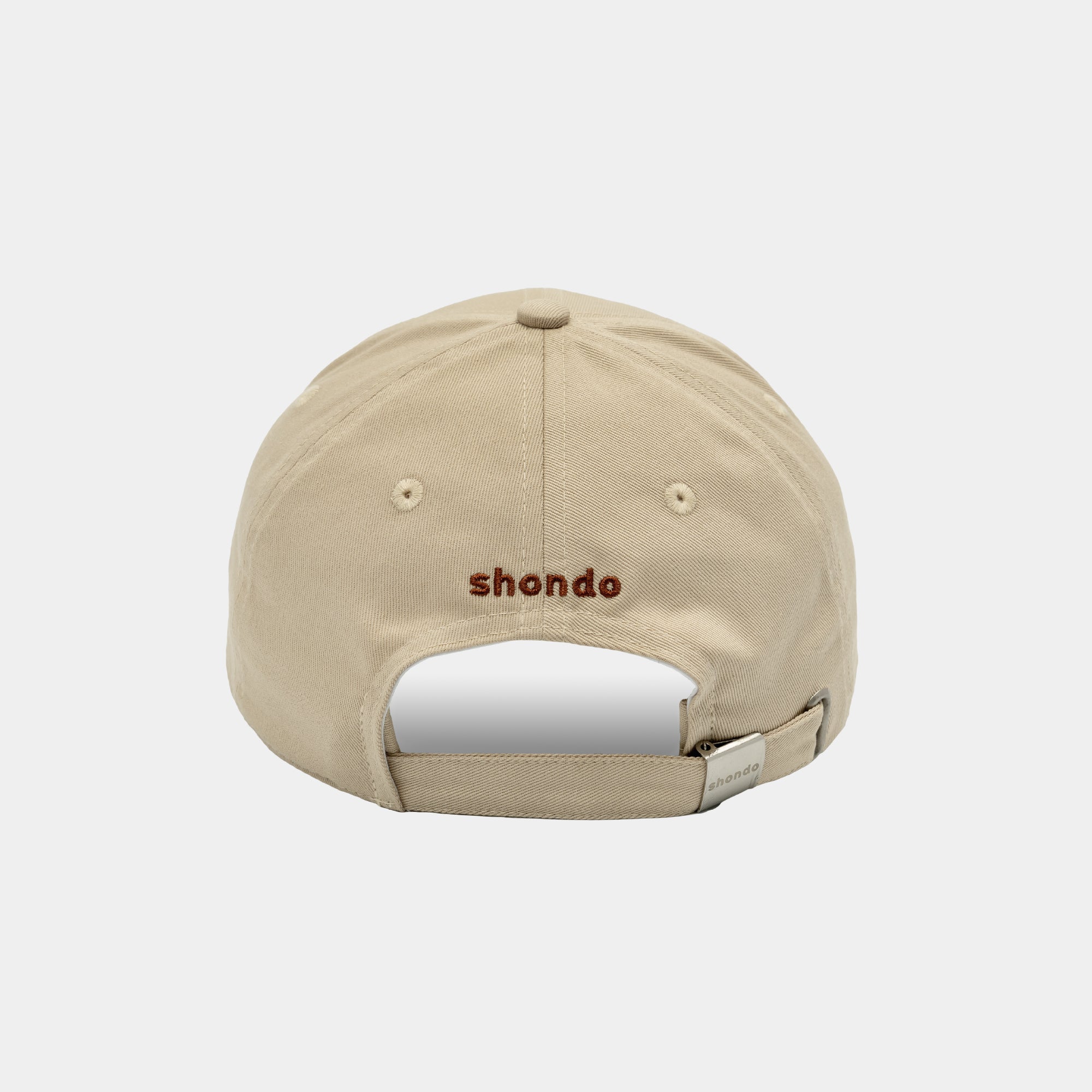 Nón lưỡi trai thêu logo Shondo be