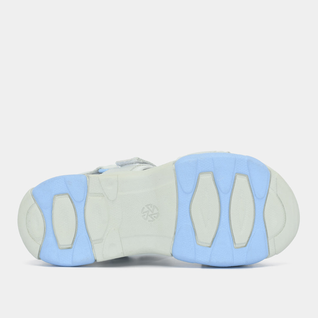 Sandal nữ Girly quai thun xanh mint