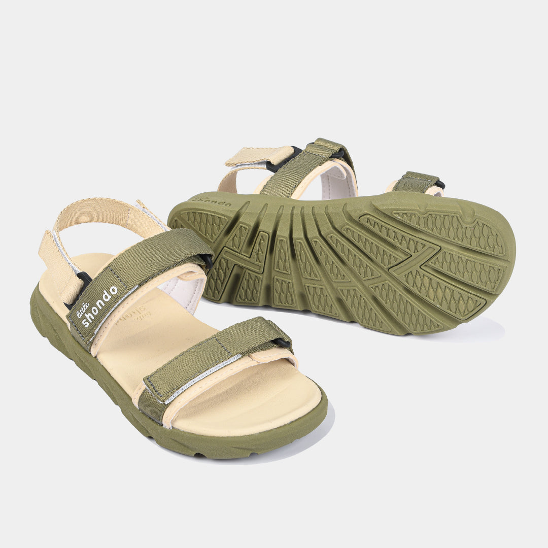 Sandals little F6S quai rêu be