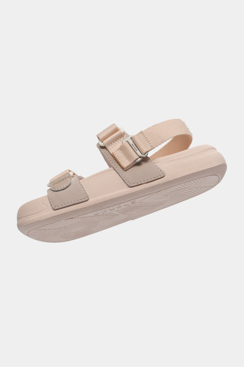 Sandal bánh mì nữ Platy 5 khoen hồng