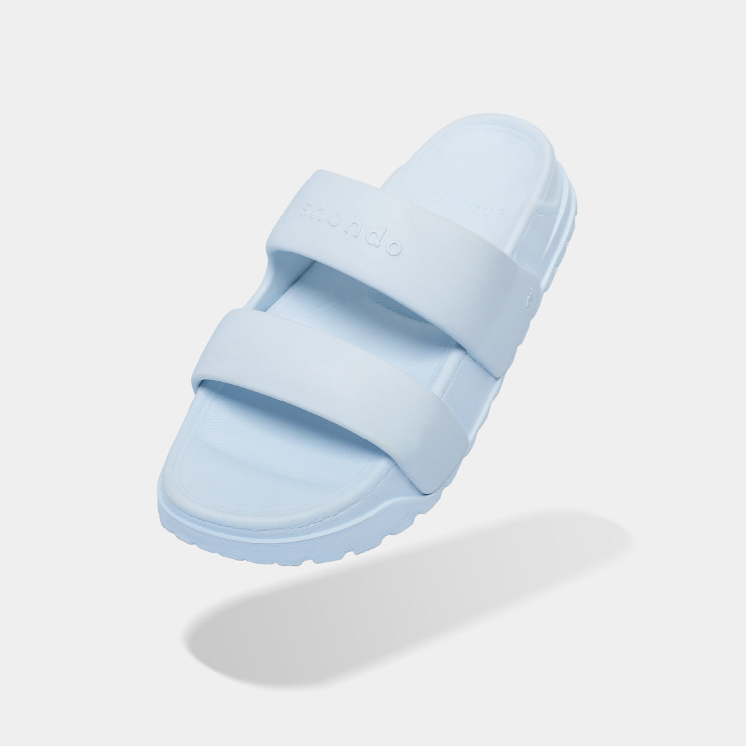 Dép bánh mì Trendy 4 quai nhựa xanh