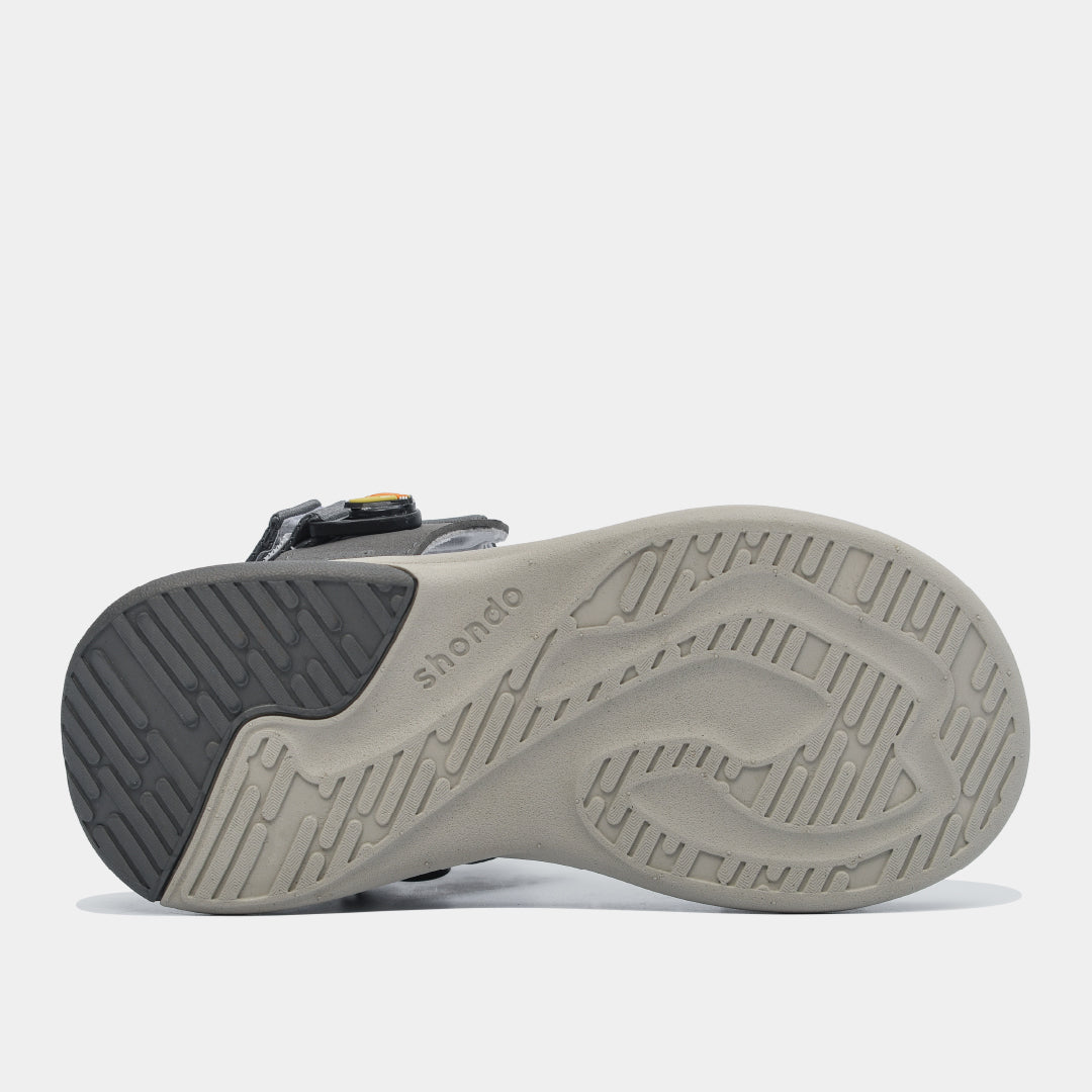 Sandal trẻ em Little 8 quai xoay xám