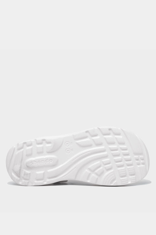 FX molded plastic white rain sandals