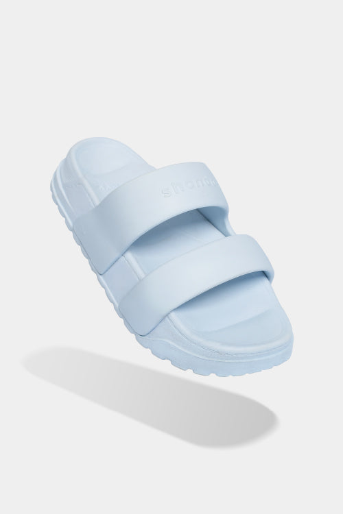 Dép bánh mì Trendy 4 quai nhựa xanh