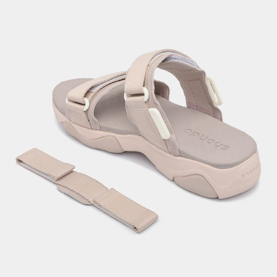 Sandal nữ Girly quai thun hồng nâu