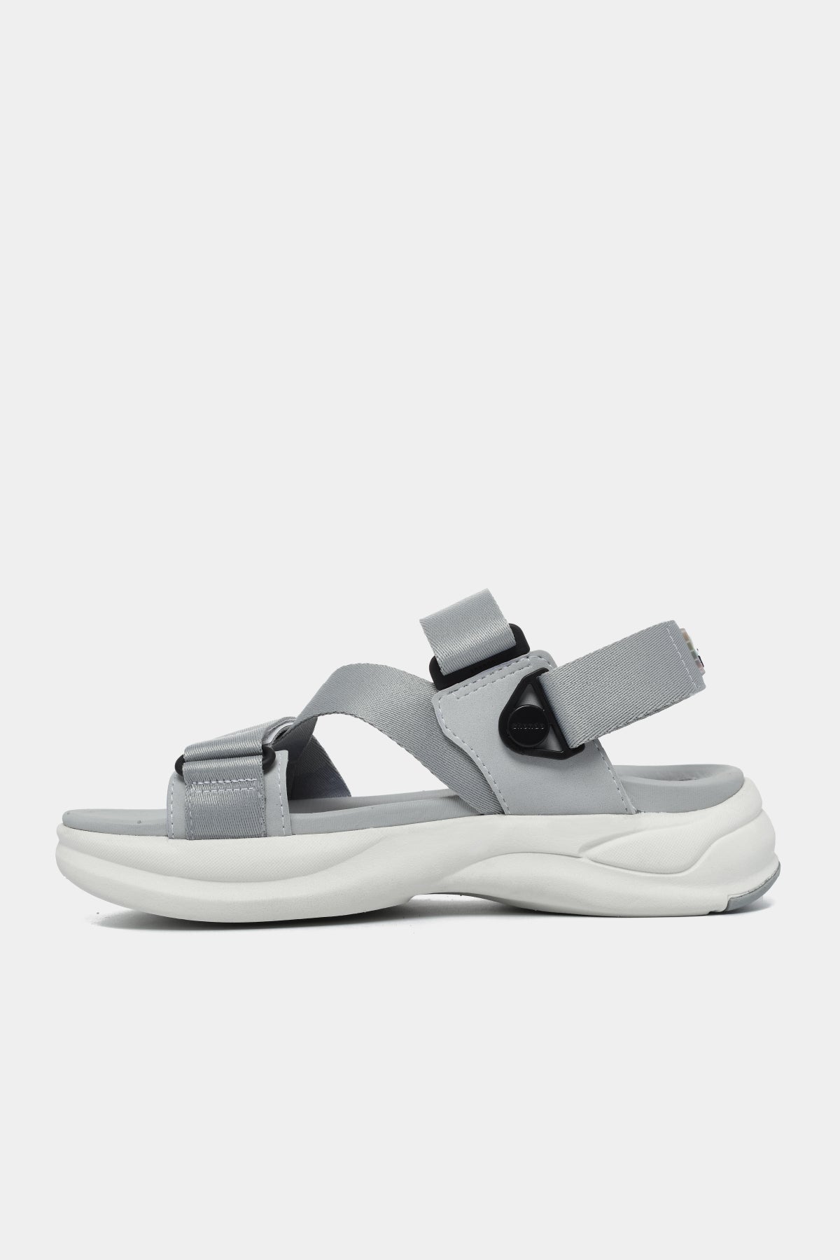 Sandal F8B T7M nam nữ khóa xoay xám
