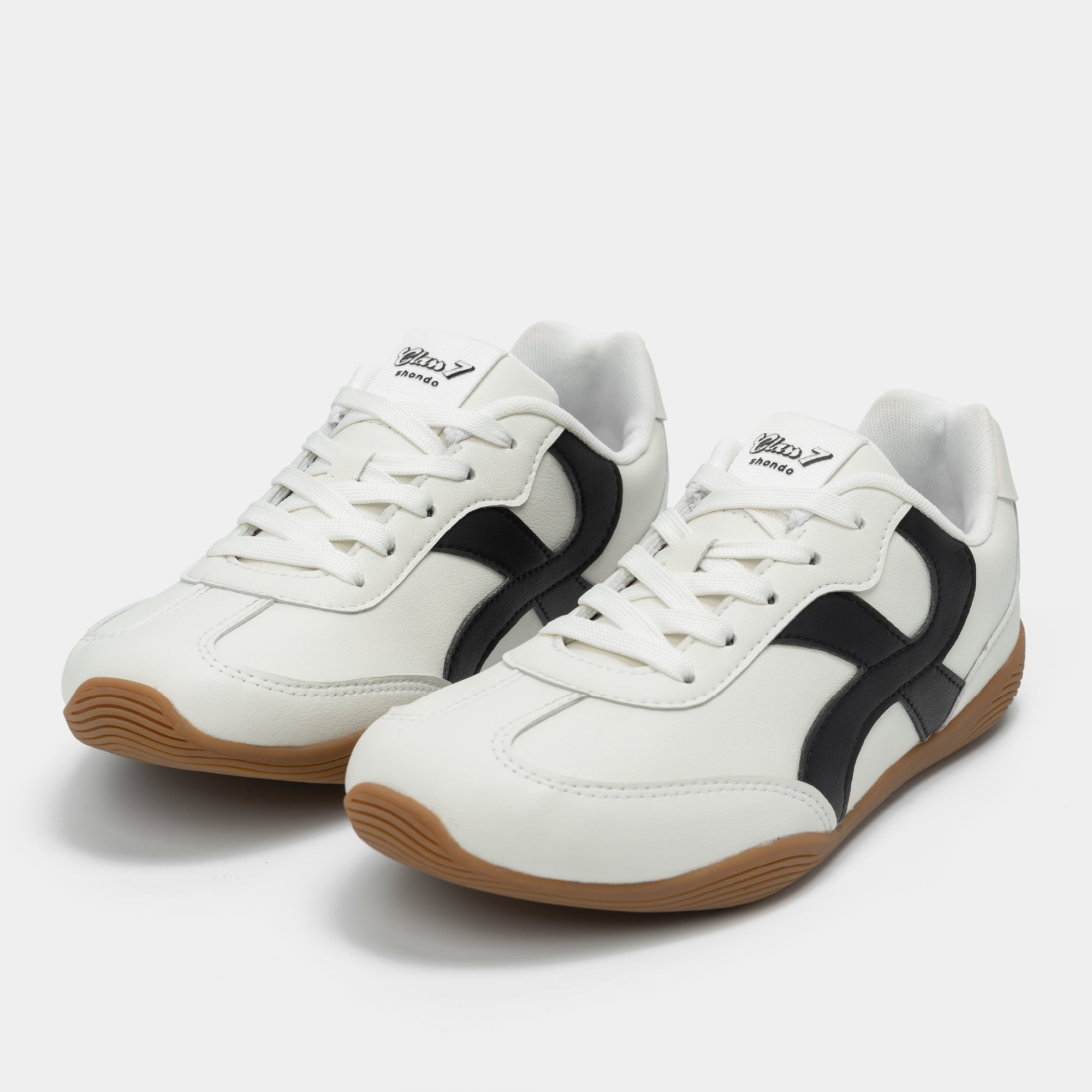 Sneaker CLASS 7 đế thấp unisex trắng