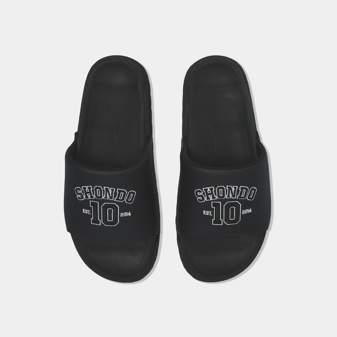 Trendy bread slippers 4 number 10 black