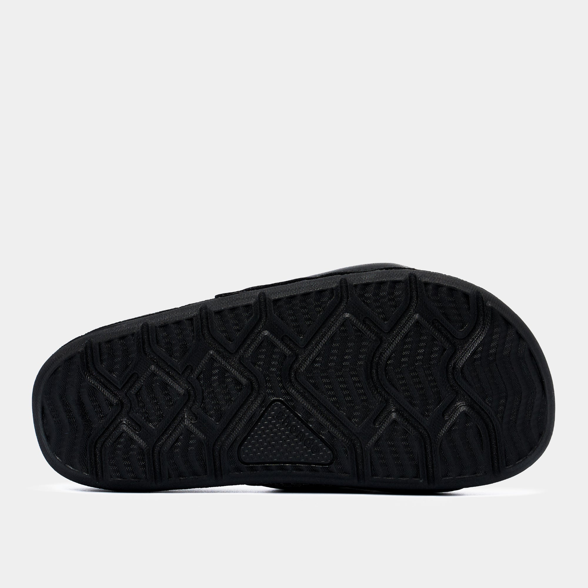 Dép Trendy 7 quai phồng unisex đen