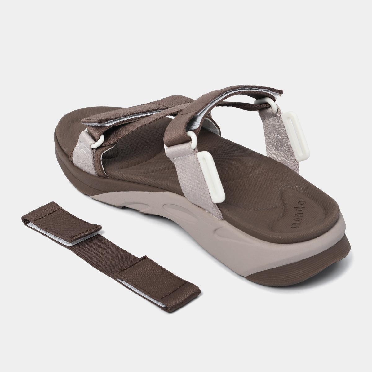 Sandal F8M thể thao nam nữ quai chéo nâu