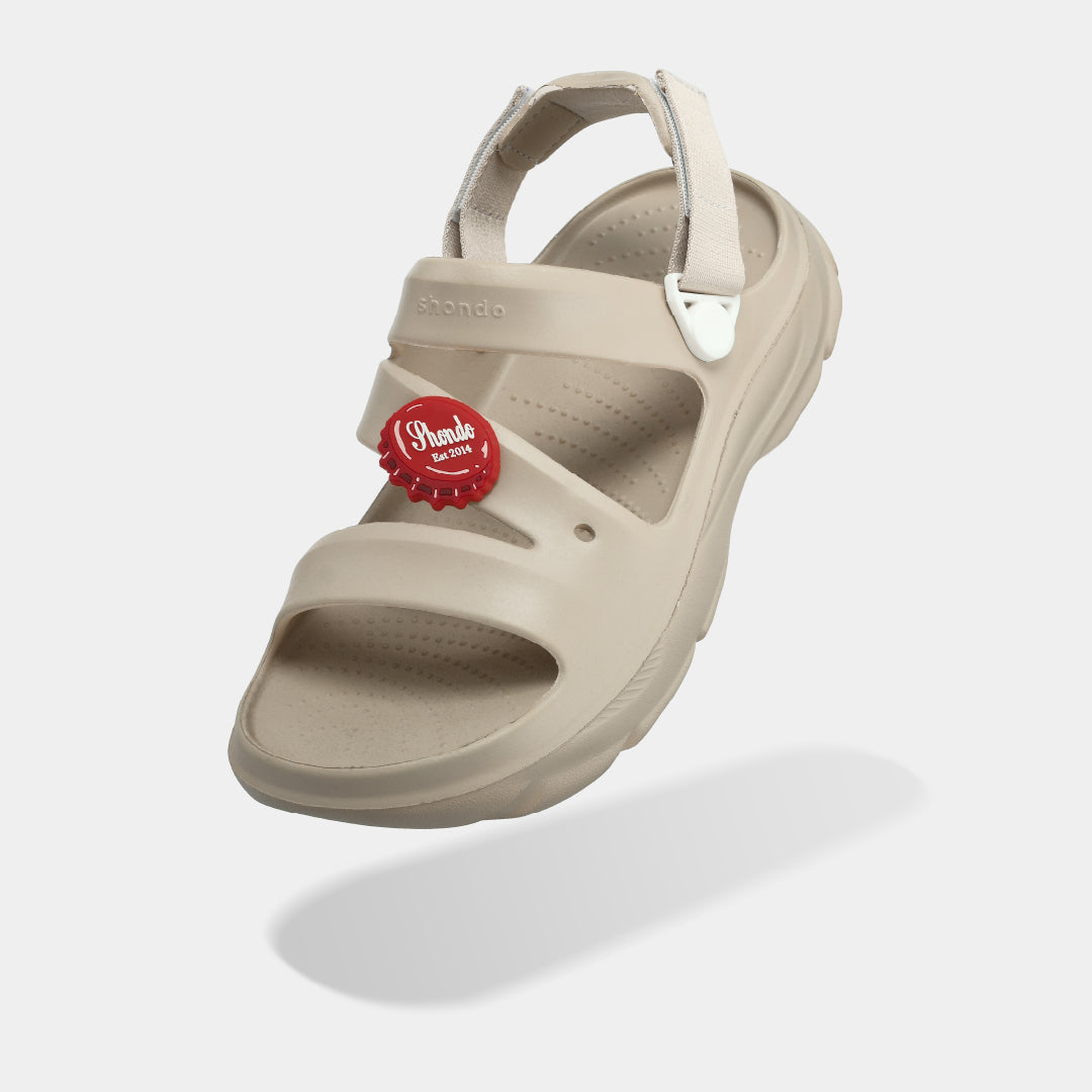 Sandal FX nam nữ nhựa đúc be