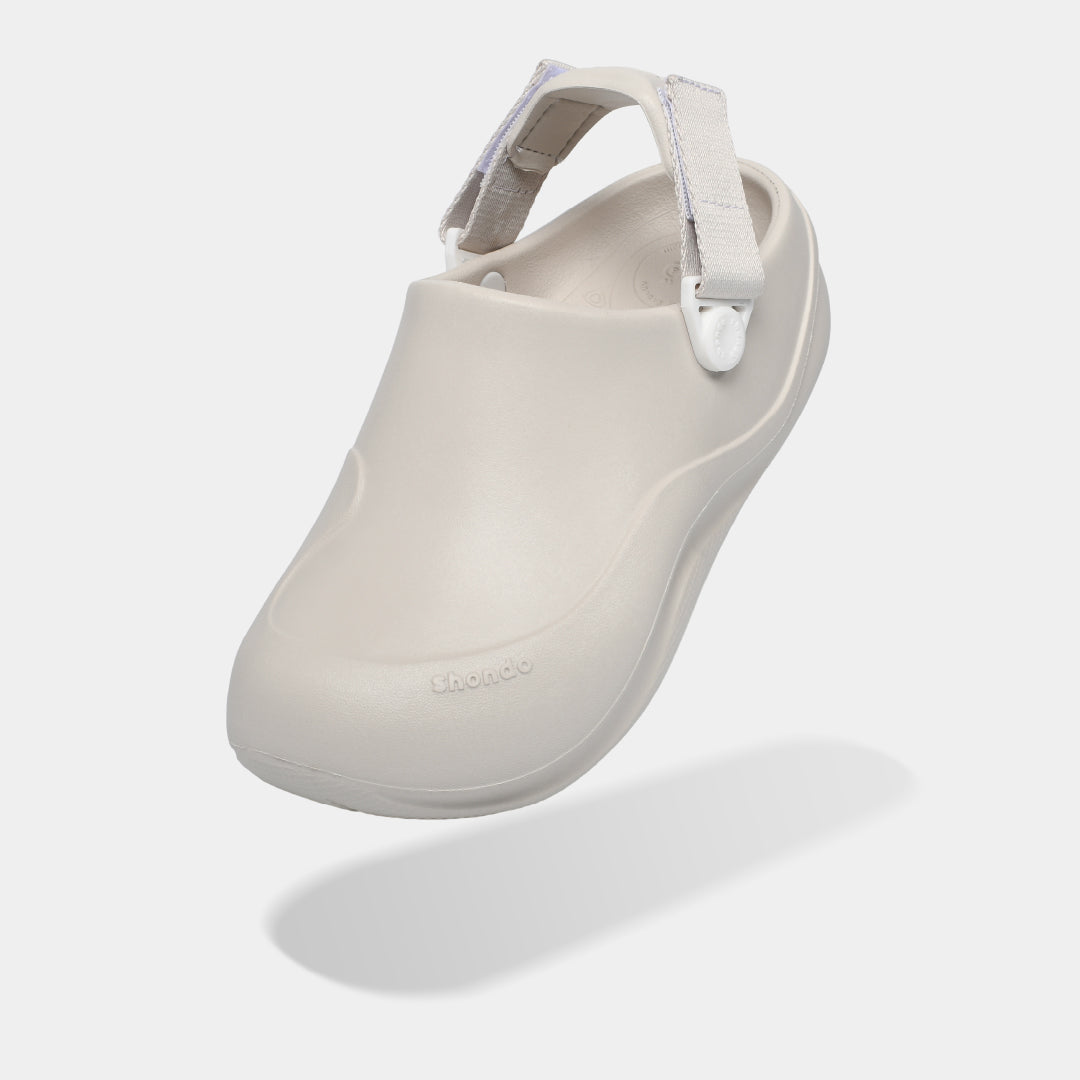 Clog SUKE nhựa đúc nam nữ trắng