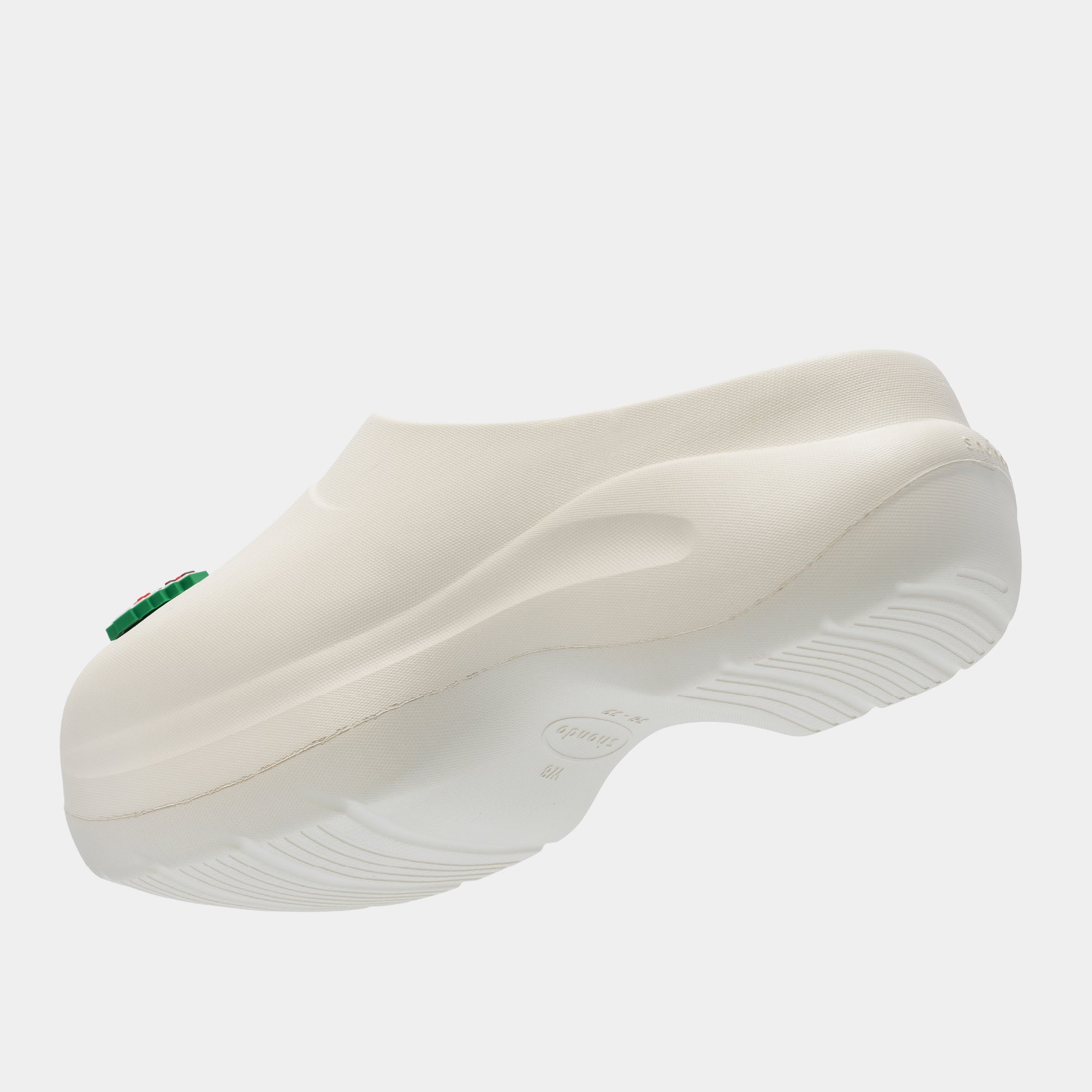 Clog MULE CHIC Limax Christmas nữ trắng kem