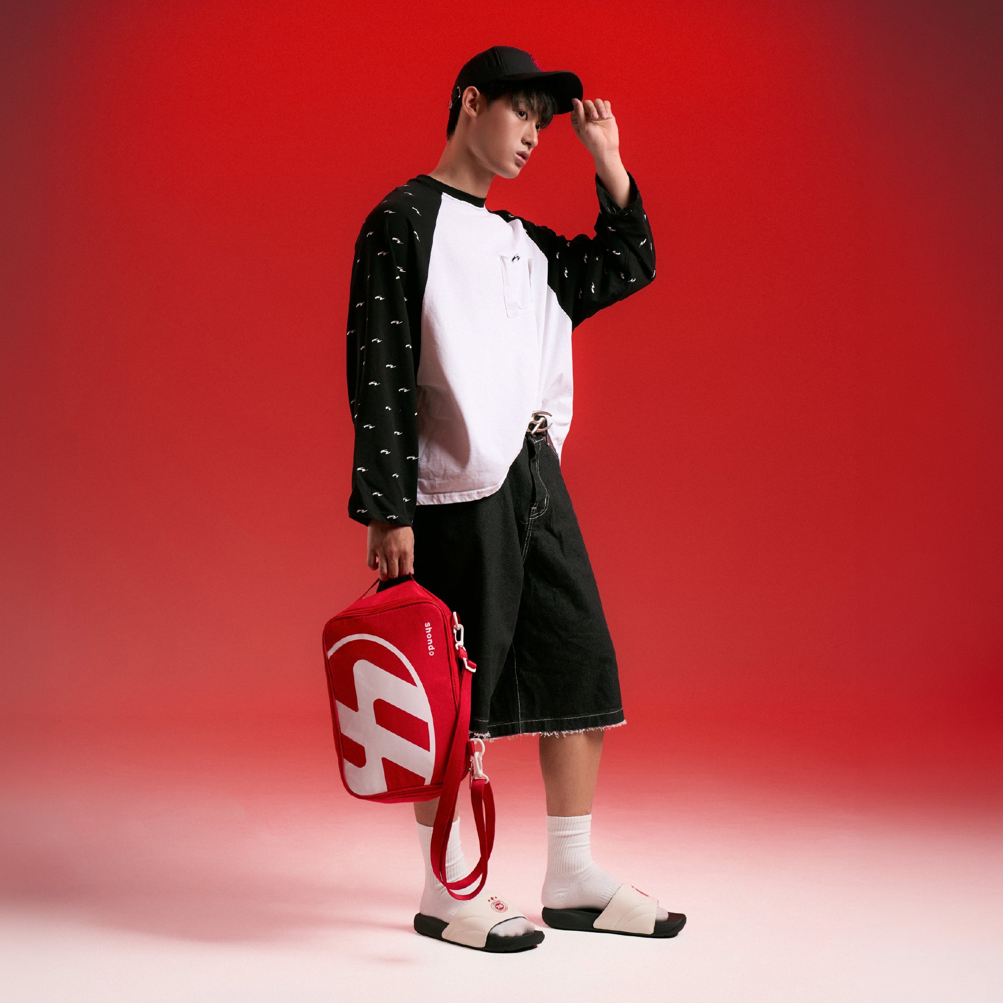 Dép Trendy 7 CHAMPION 26 nam trắng đen