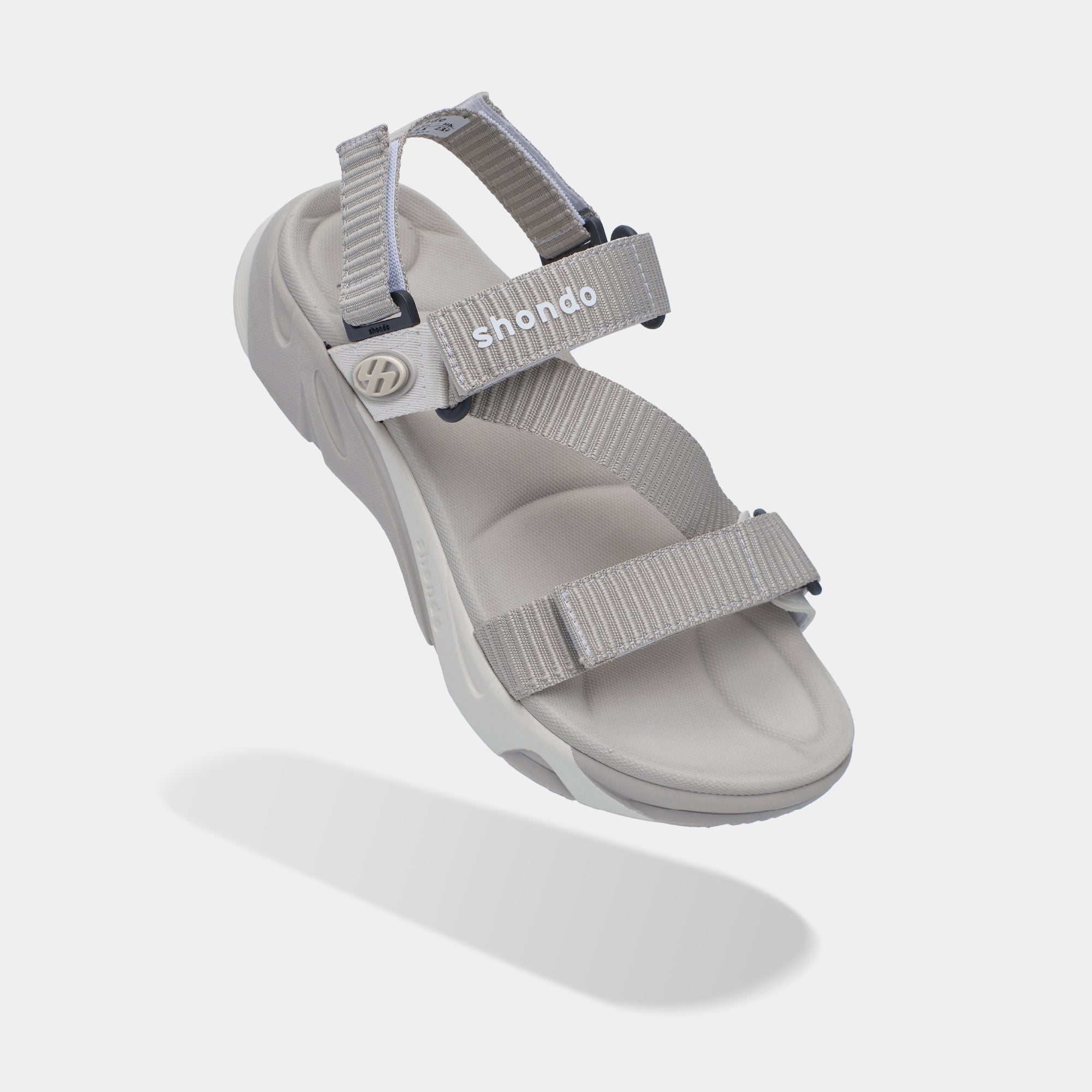 Sandal F8M quai chéo unisex nâu nhạt