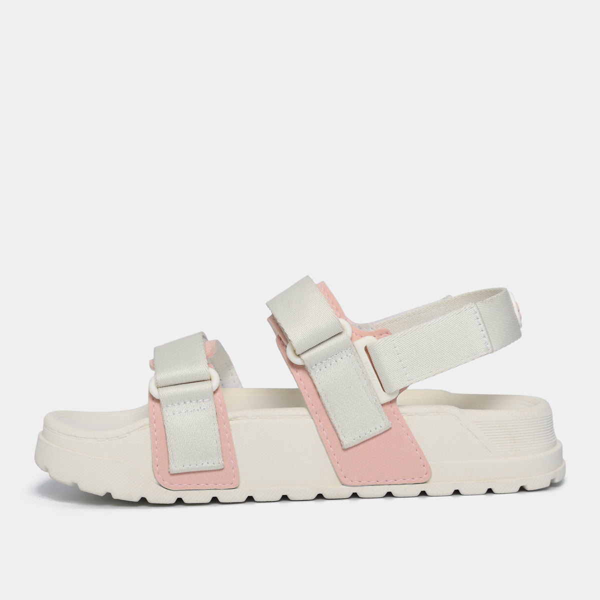 Sandal bánh mì Platy 4 trắng kem