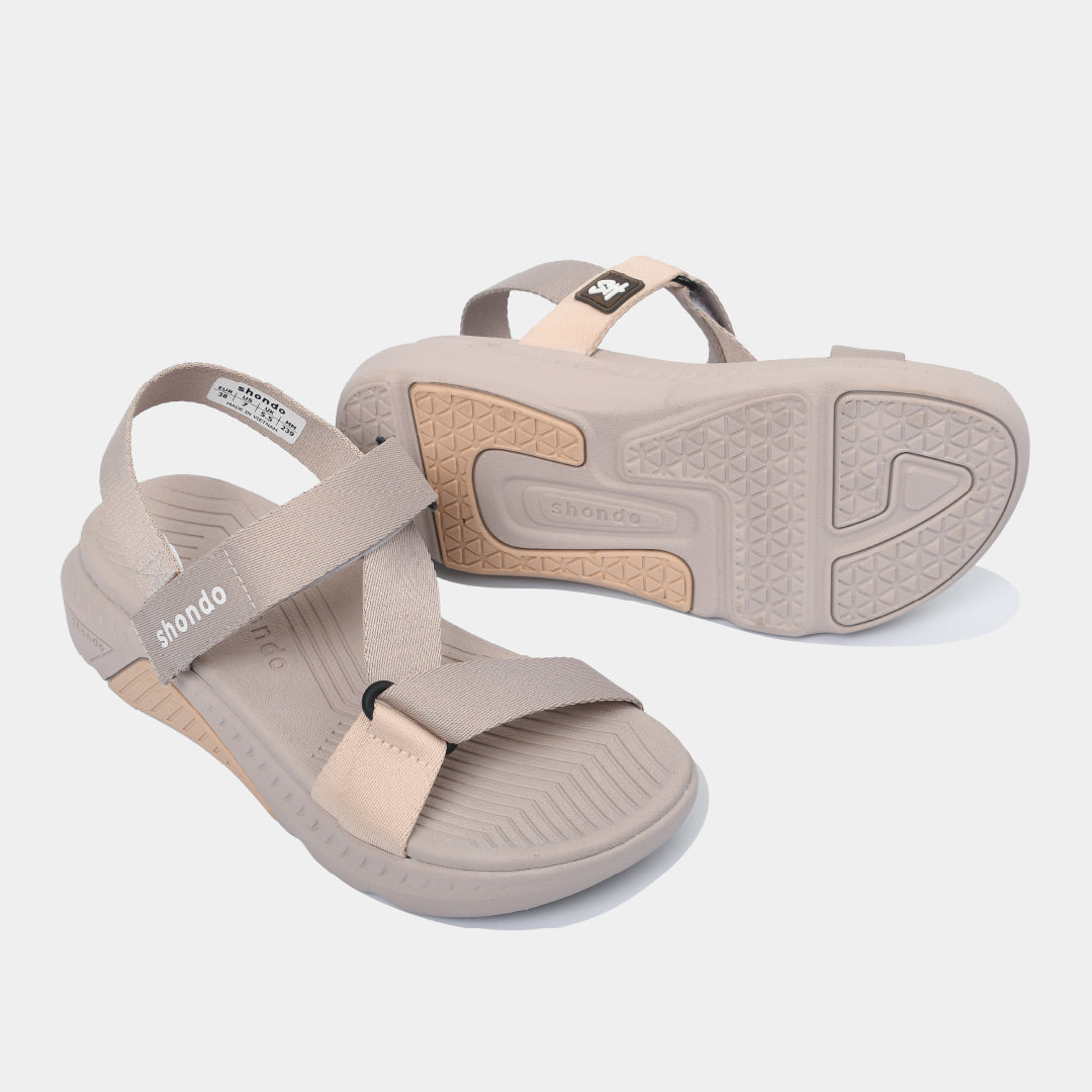 Sandal nữ F7R nâu hồng