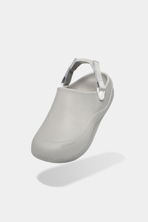 SUKE plastic molded clogs for men and women gray