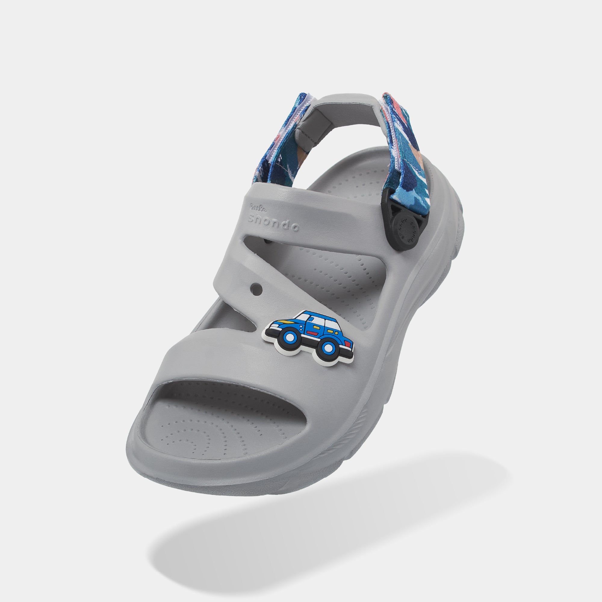 Sandal FX bé trai nhựa đúc xám