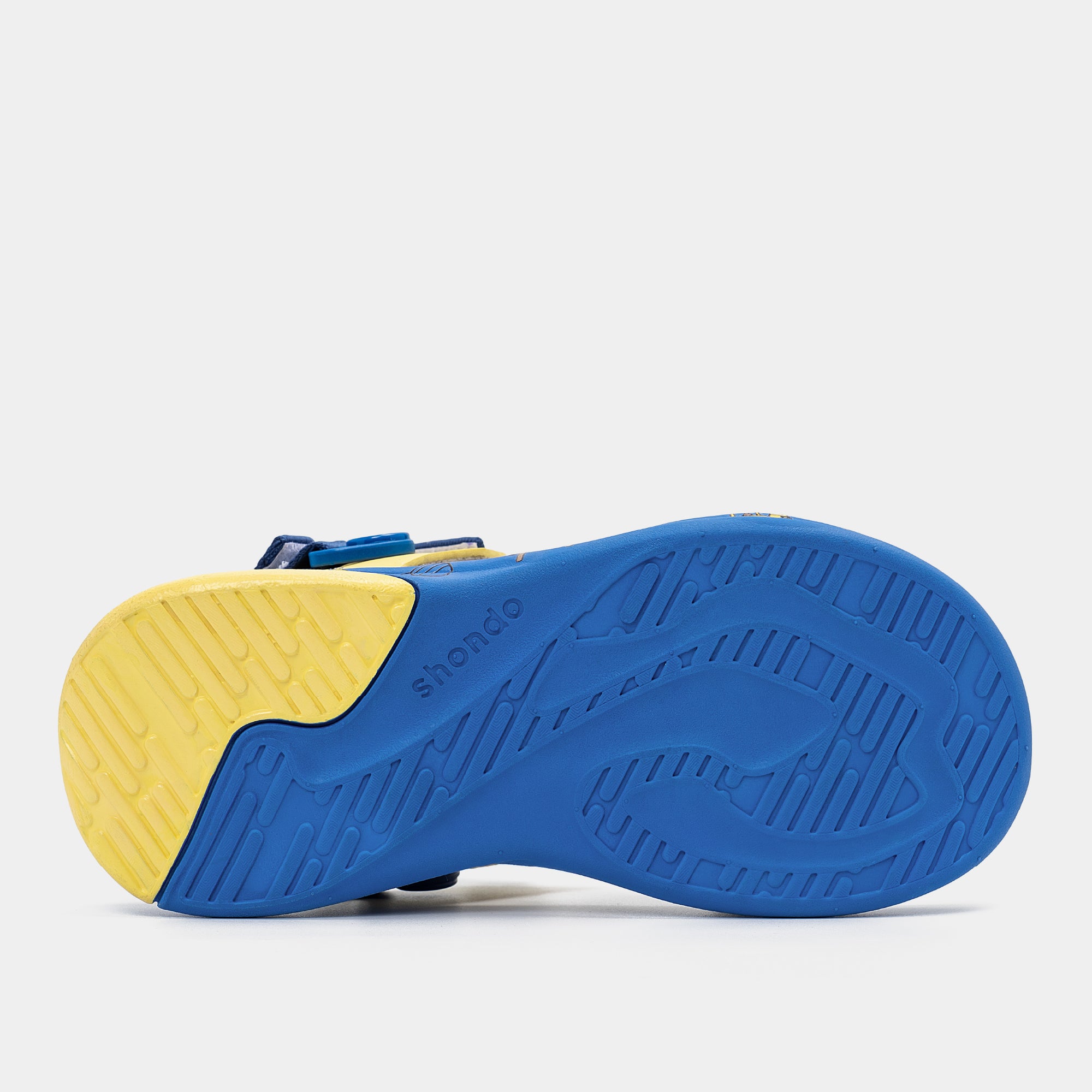 Sandal trẻ em Little 8 quai xoay xanh dương