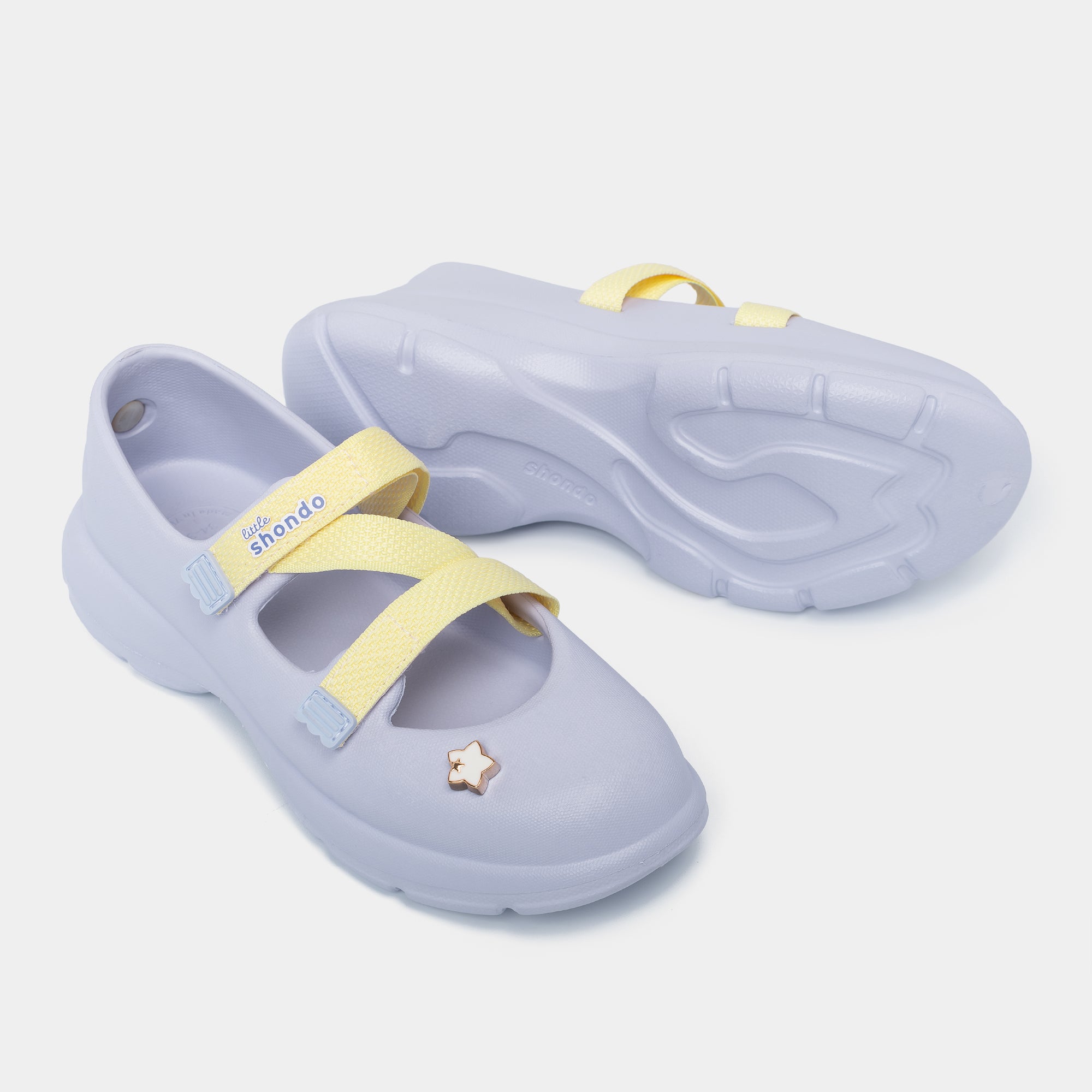 Giày ballet sneaker bé gái Little Dreamie tím