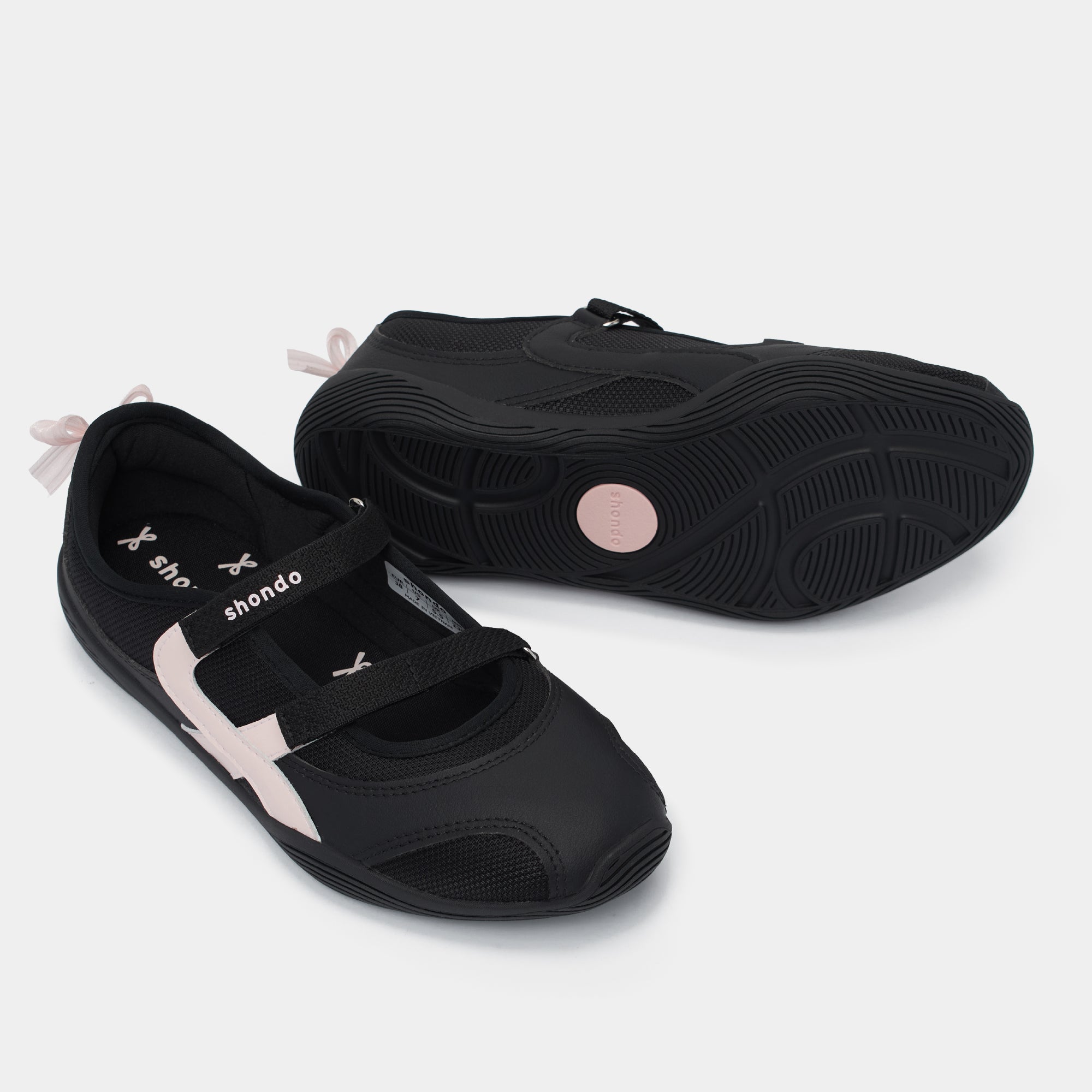 Giày Sneaker ballet Minie nơ nữ đen
