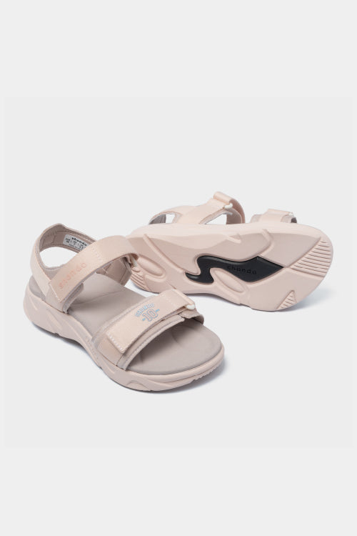 F8M pink elastic sandal with number 10 pattern