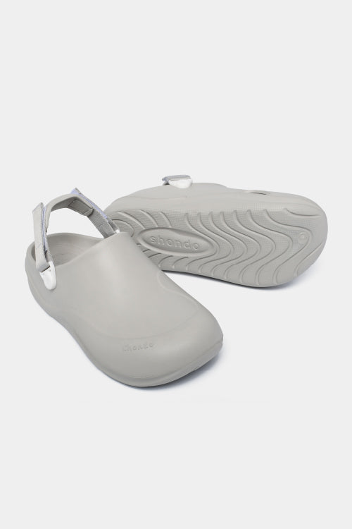 SUKE plastic molded clogs for men and women gray