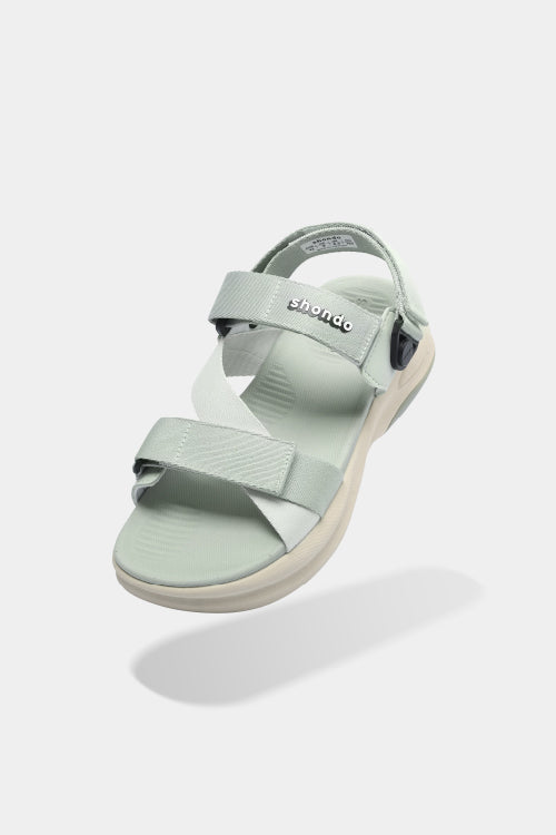 Sandal nam nữ F8B quai xoay xanh mint