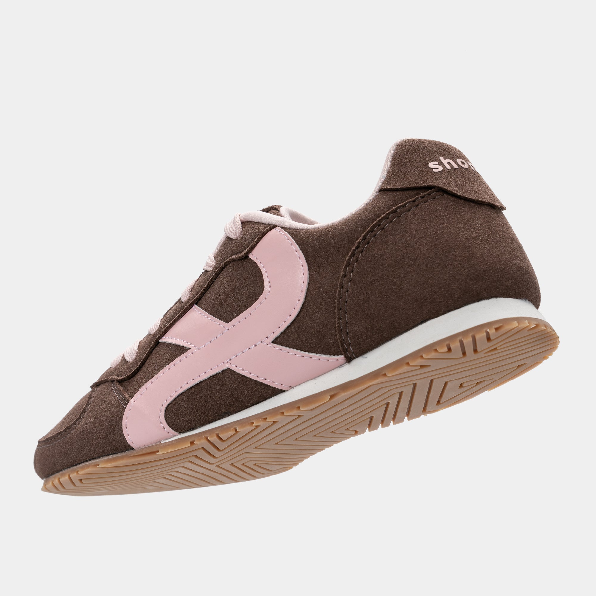 Giày sneaker đế thấp nữ Class 5 nâu