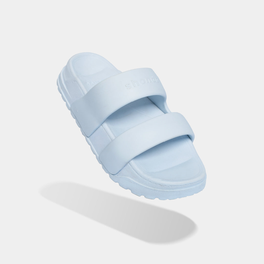 Dép bánh mì Trendy 4 quai nhựa xanh