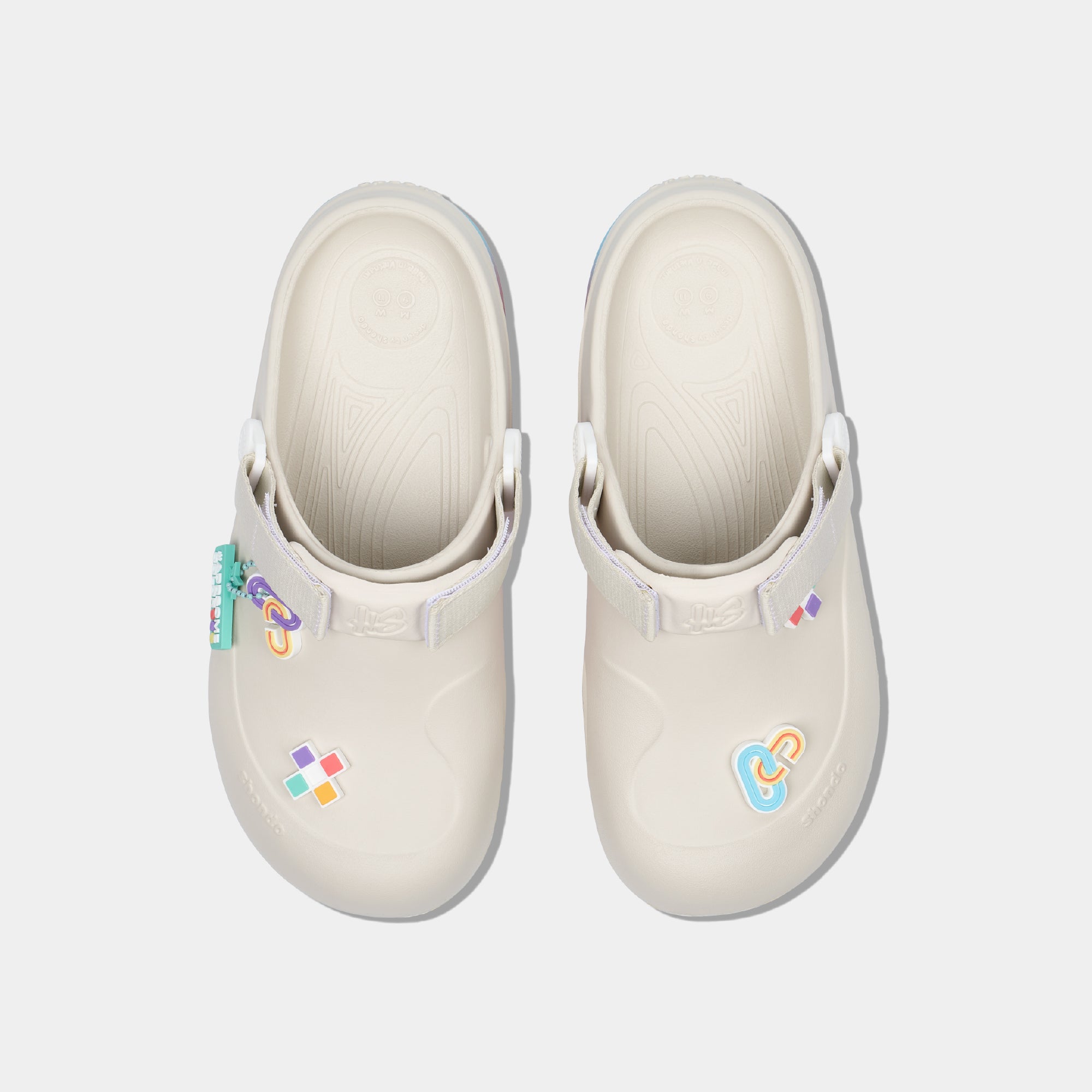 Clog Suke PRIDE unisex trắng kem