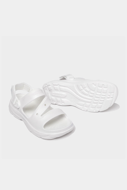 FX molded plastic white rain sandals