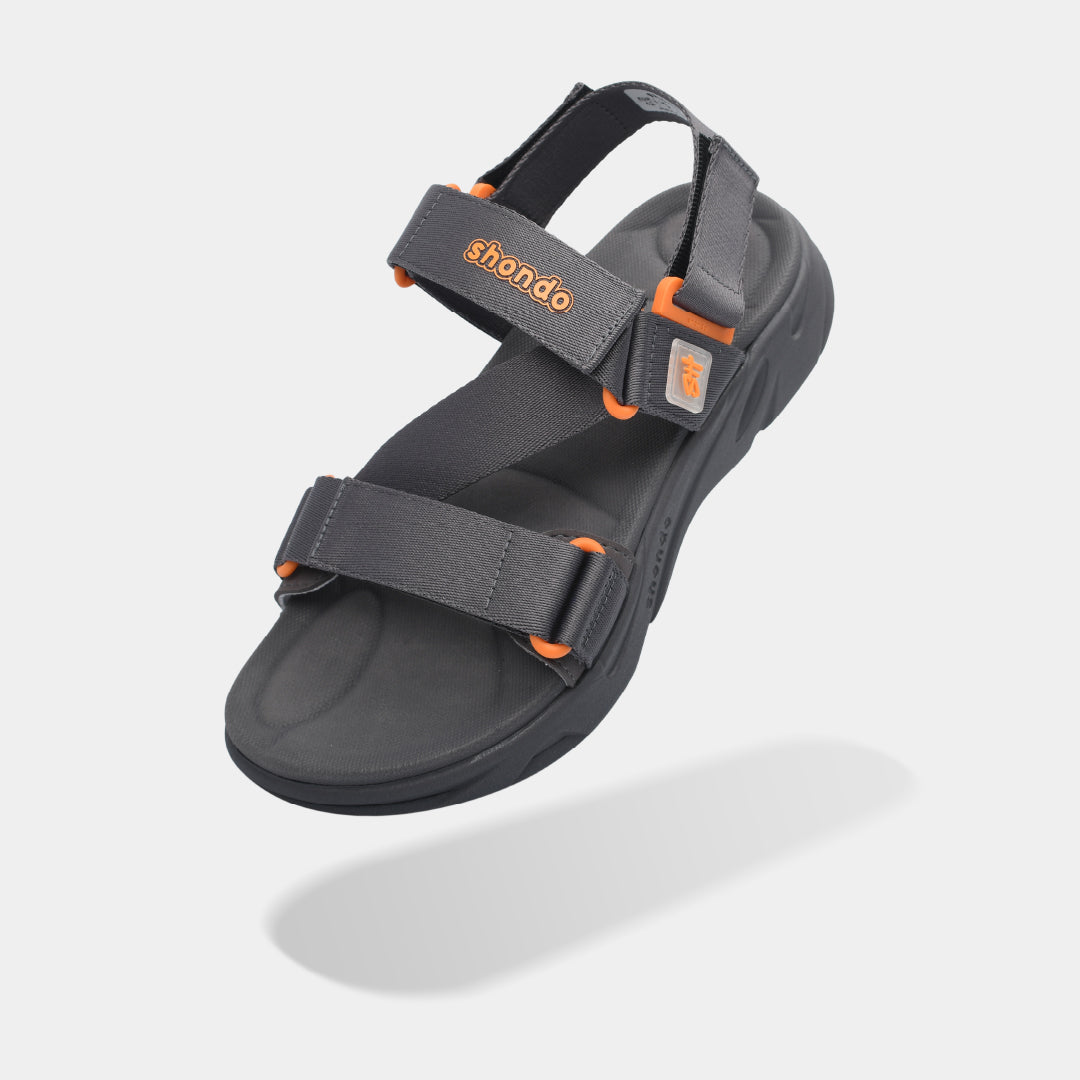 Sandal nam nữ F8M xám đậm