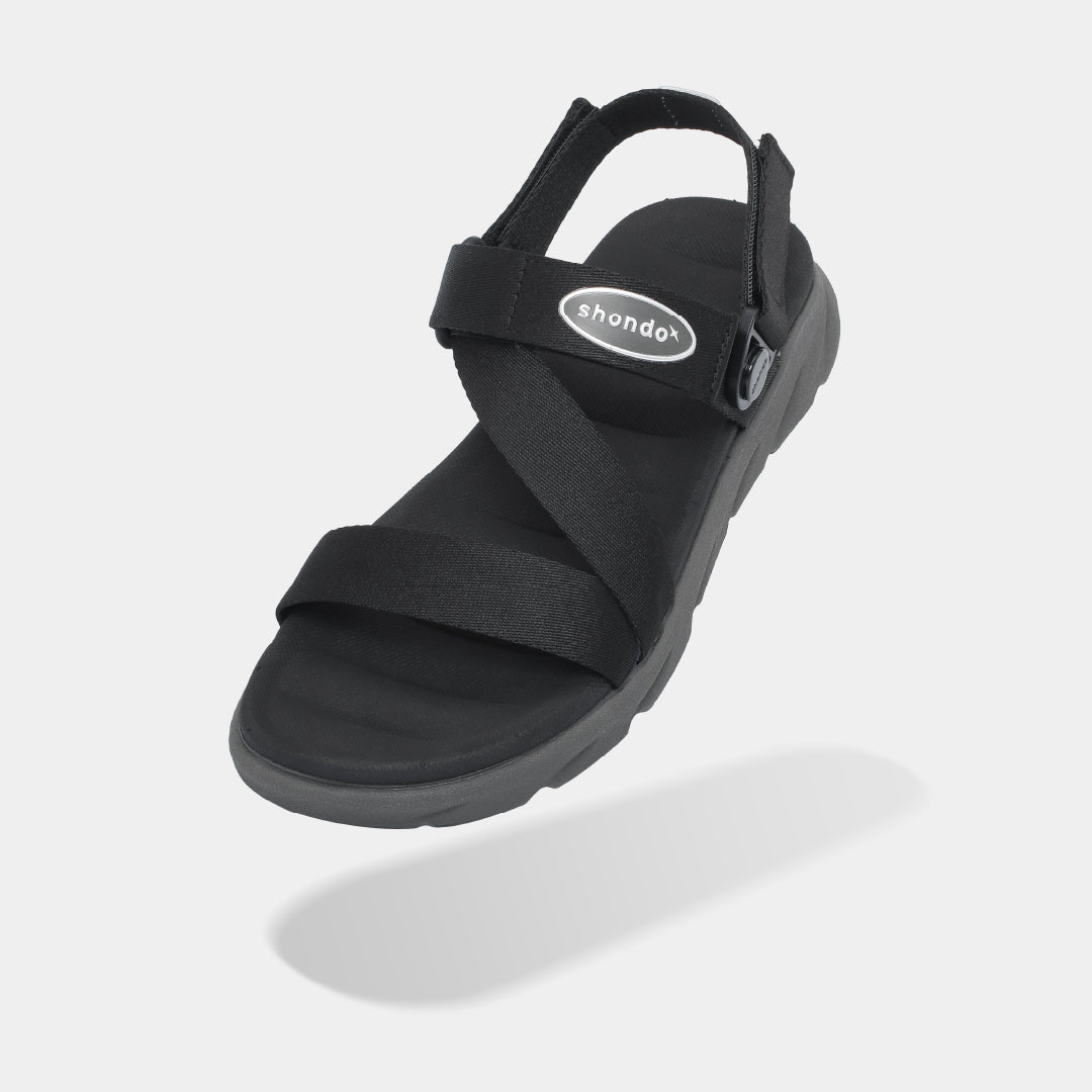 Sandal F6S quai xoay đen
