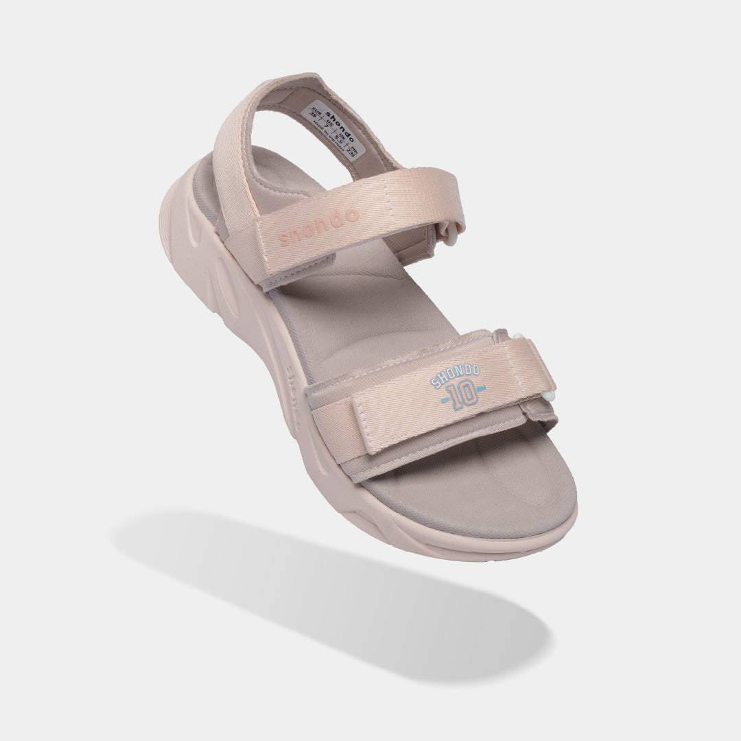 Sandal F8M thun họa tiết số 10 hồng