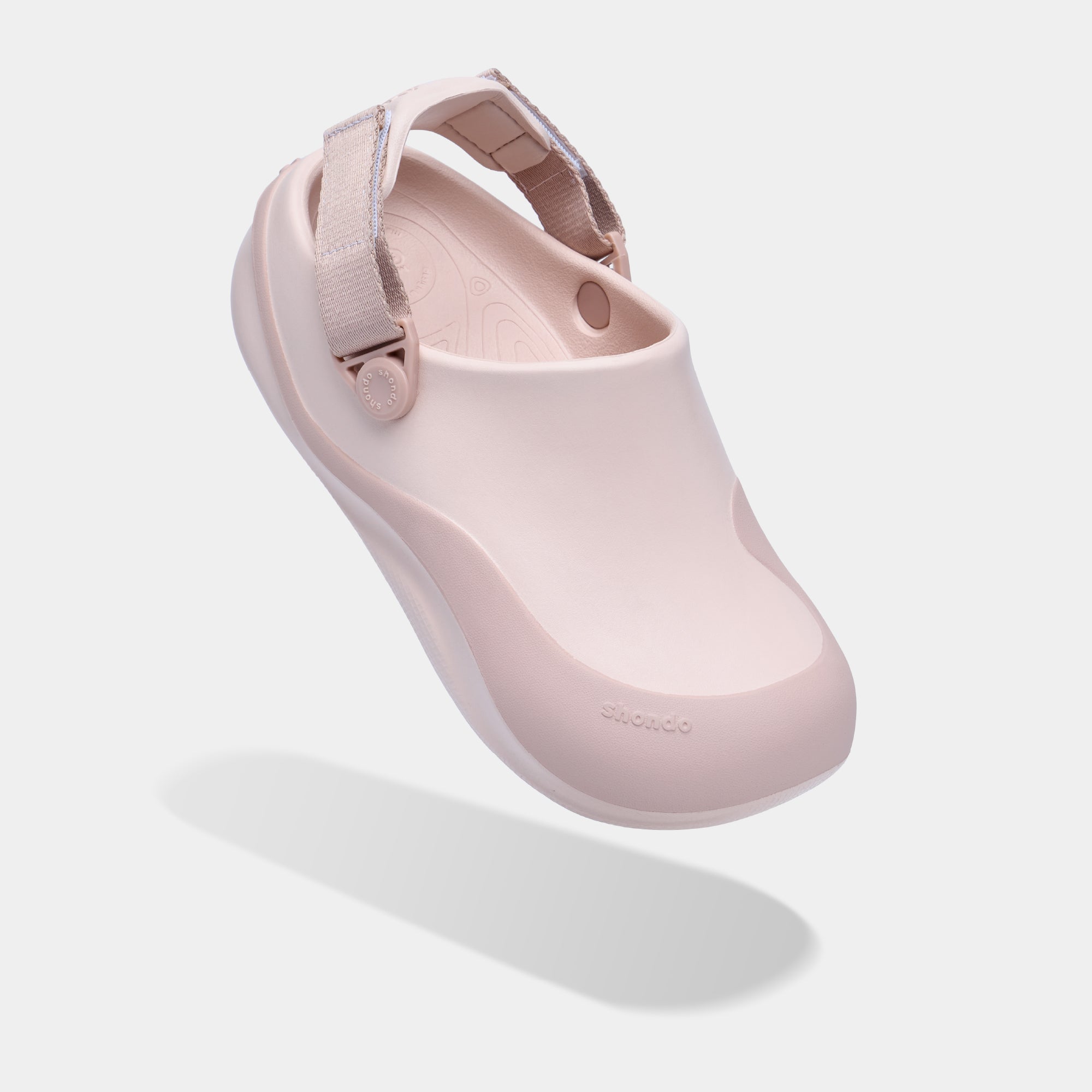 Giày Clog Suke Viền Đế Unisex Hồng