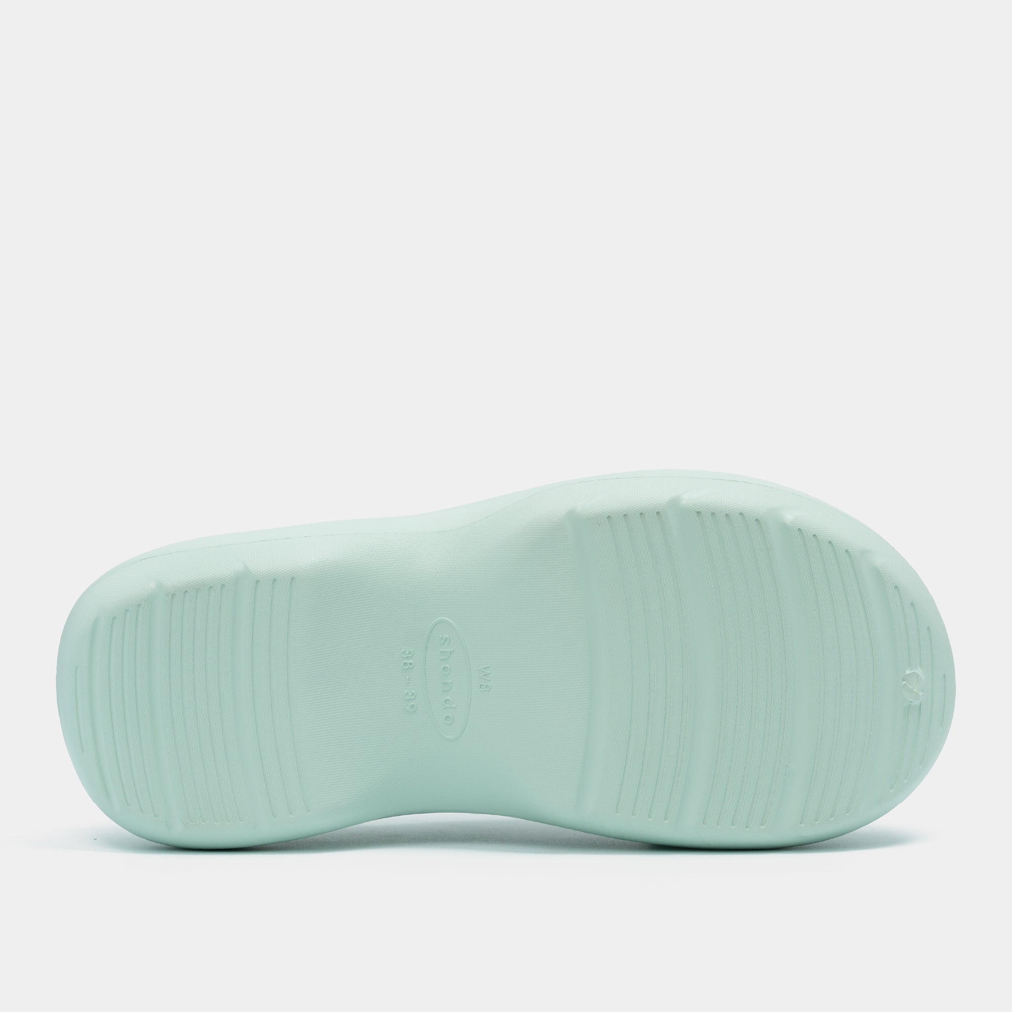 Clog MULE CHIC Limax đế cao nữ xanh mint