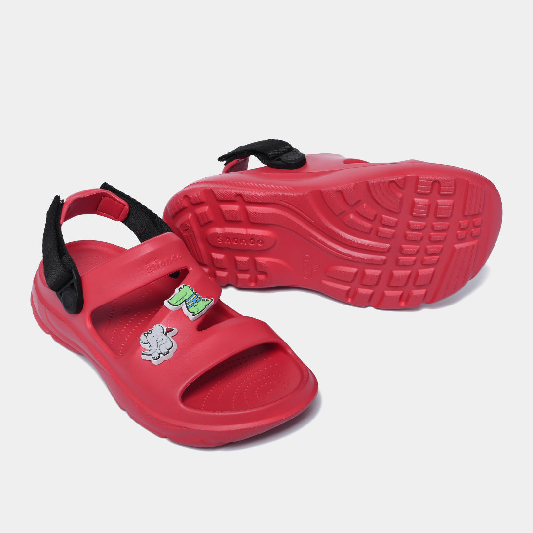 Sandal FX bé trai nhựa đúc đỏ