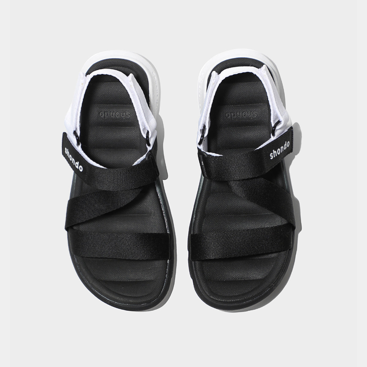 Sandal F6 Sport Ombre Đen Trắng