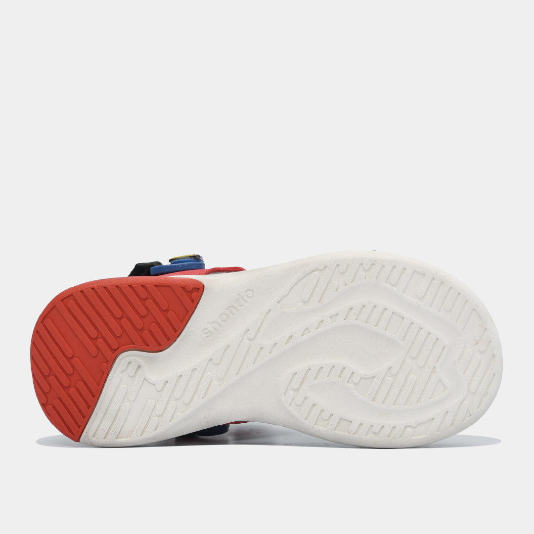 Sandal trẻ em Little 8 quai xoay đen