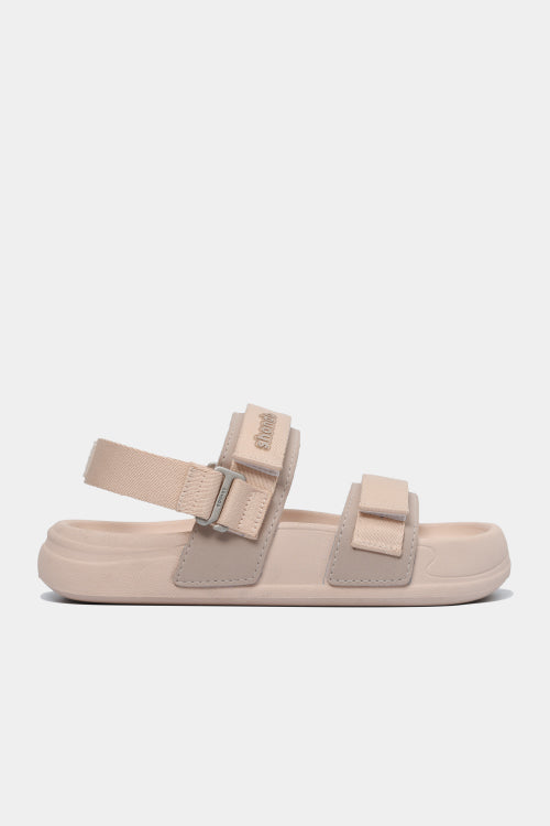 Sandal bánh mì nữ Platy 5 khoen hồng