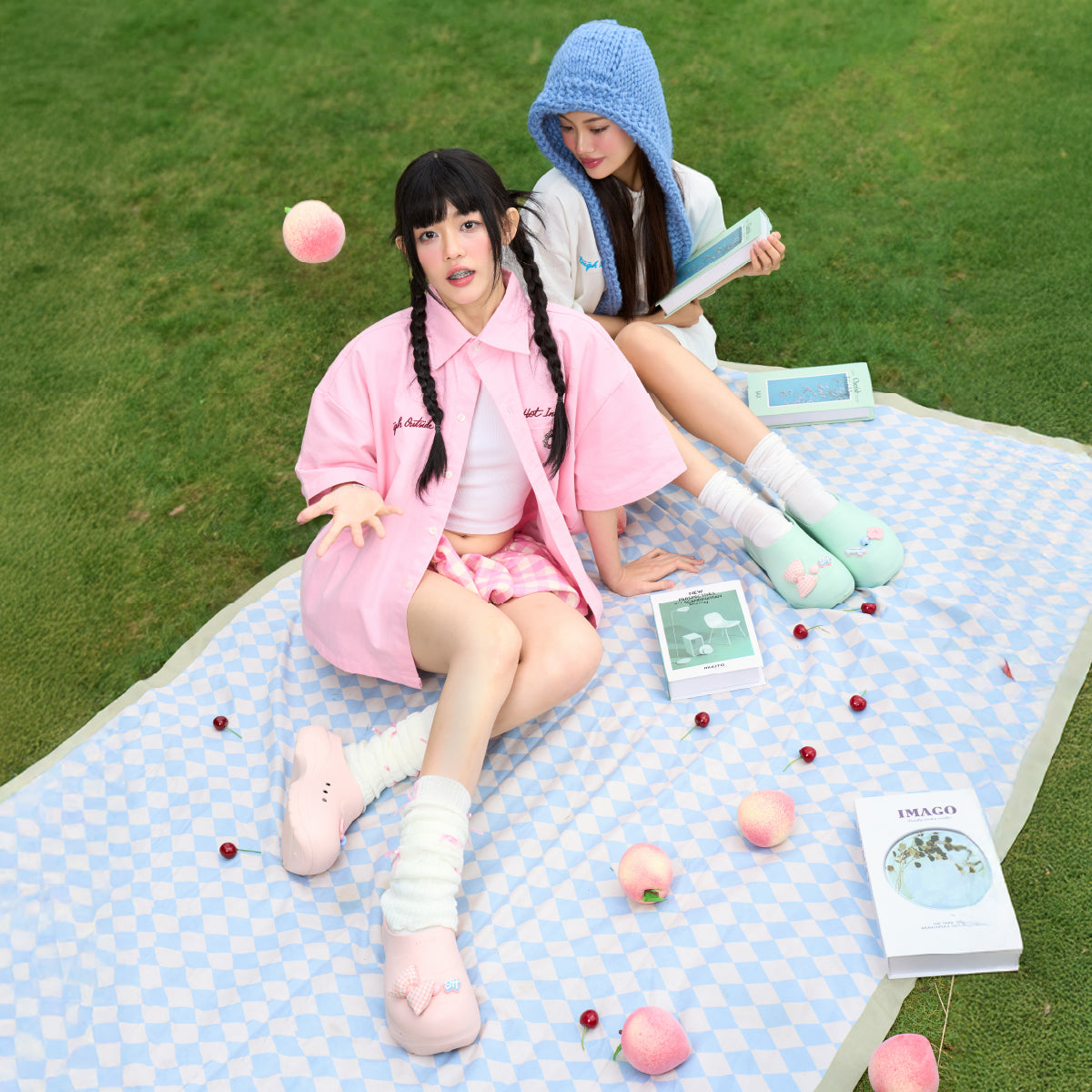 Clog MULE CHIC Limax đế cao nữ hồng