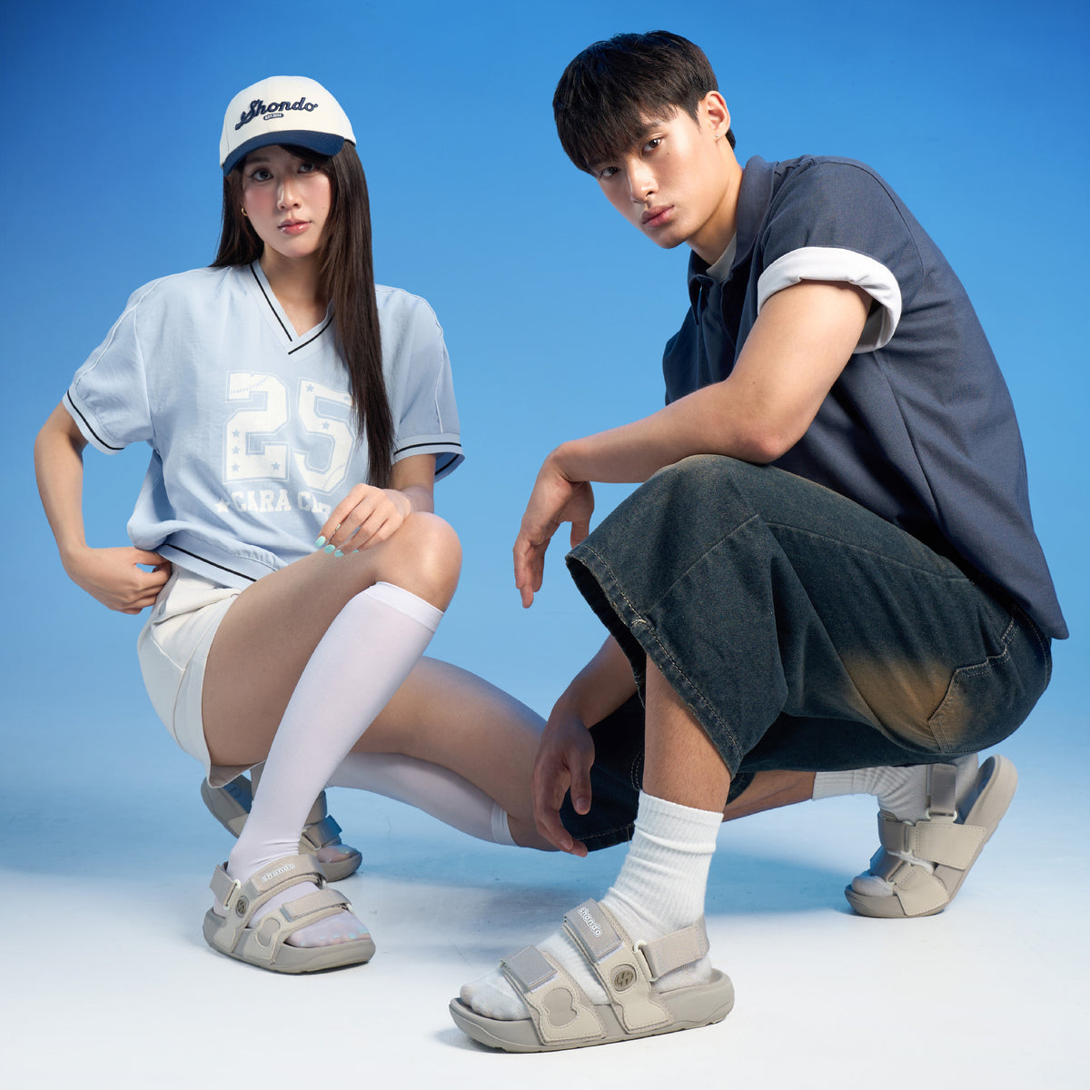 Sandal Platy 7 Quai Ngang Unisex Xám