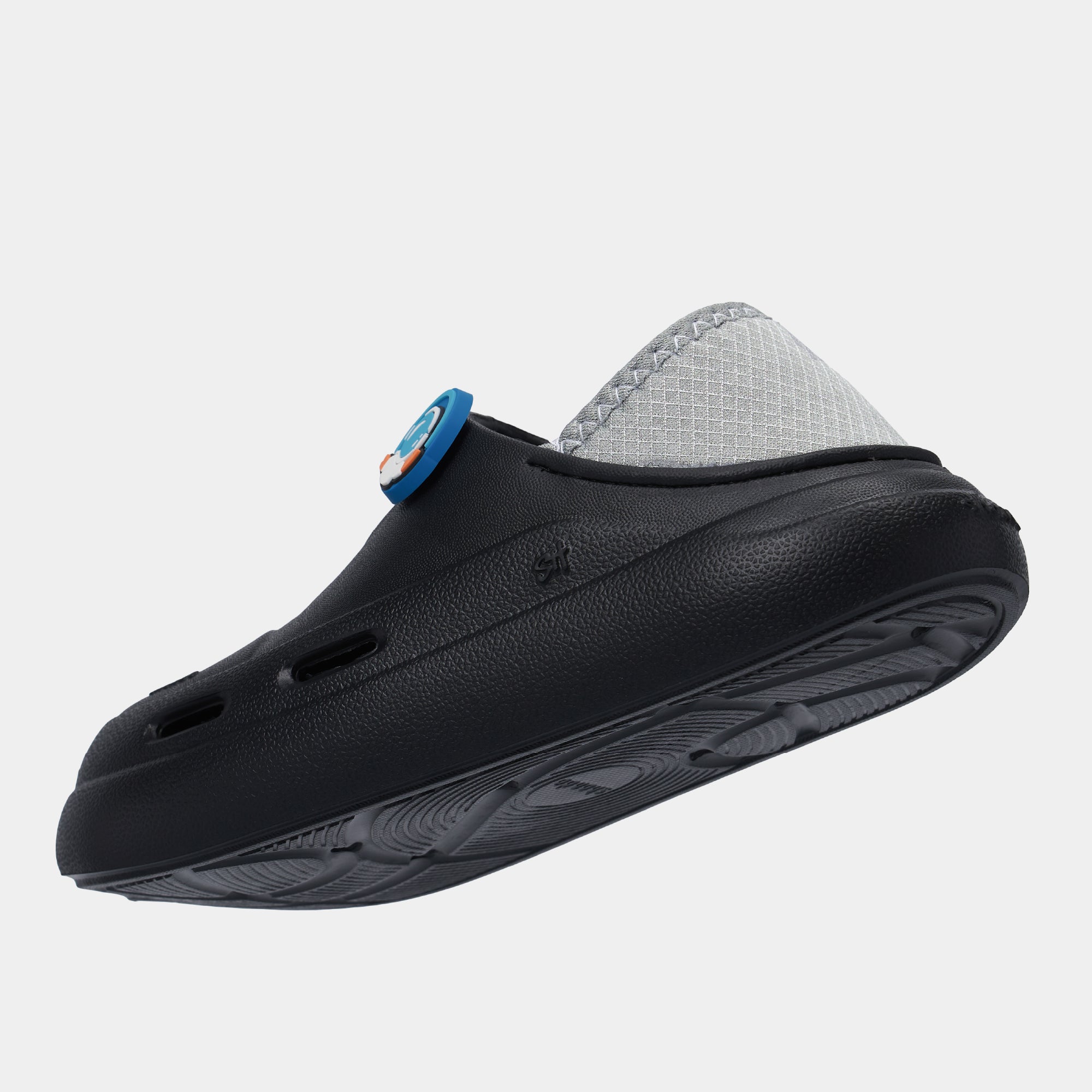 Sneaker bé trai Little C3 Limax không dây đen