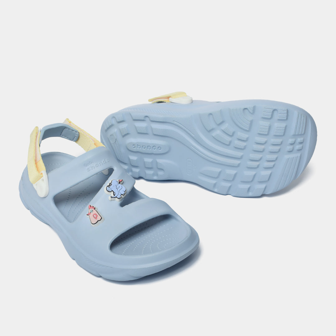 Sandal FX bé gái nhựa đúc xanh trời