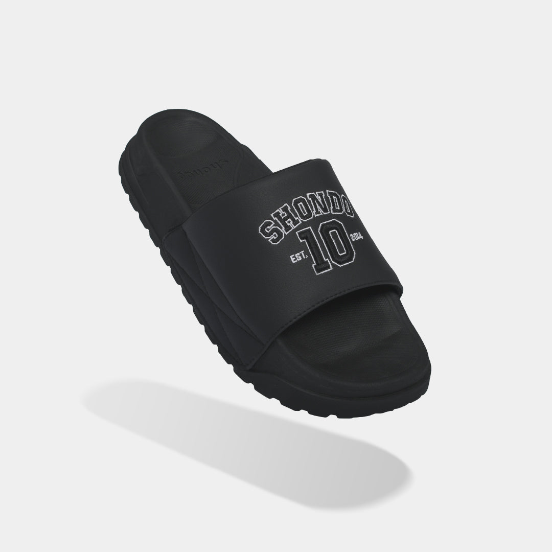 Trendy bread slippers 4 number 10 black