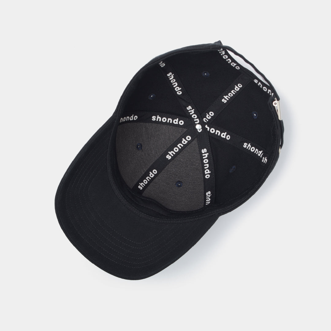 Nón lưỡi trai thêu logo Shondo đen
