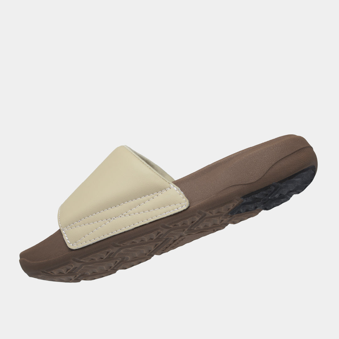 Dép Trendy 7 logo SH TPU nâu be