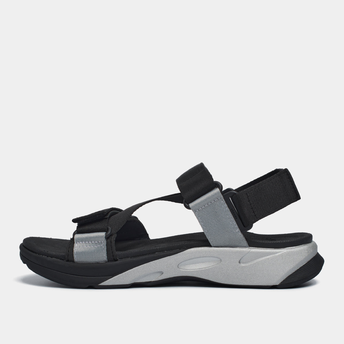 Sandal F8M thể thao nam nữ quai chéo đen